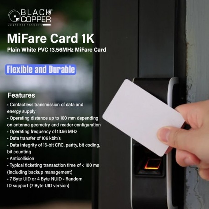 BlackCopper Mifare-Card MIFARE 1K 13.56MHz Smart Card