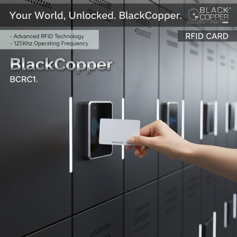 BlackCopper BCRC1 125kHz Proximity RFID Card, Numbered