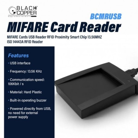 BlackCopper BCMRUSB MIFARE 13.56MHz USB Card Reader