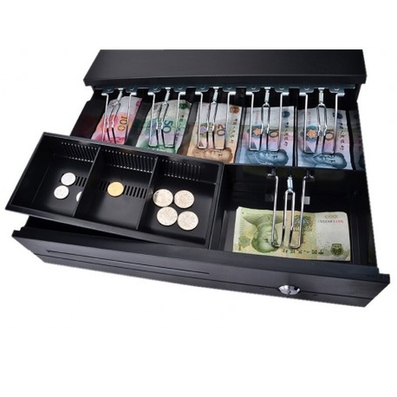BlackCopper BC405 Metal Cash Drawer, 6 Bill / 3 Coin