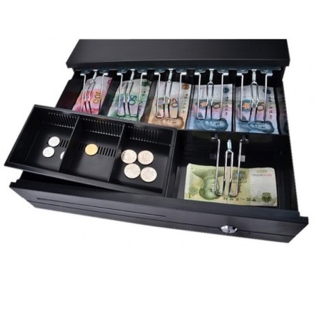 BlackCopper BC405 Metal Cash Drawer, 6 Bill / 3 Coin