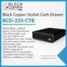 BlackCopper BCD-220CTB Stylish Cash Drawer, Black