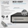 BlackCopper BCD450ST Heavy Duty Large Cash Drawer, Stainless Steel Front