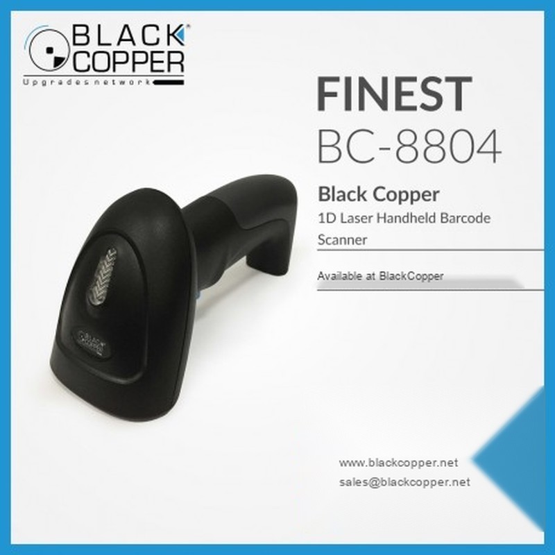 BlackCopper BC8804 1D Handheld Laser Barcode Scanner