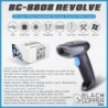 BlackCopper BC8808 1D Handheld Laser Barcode Scanner with Stand