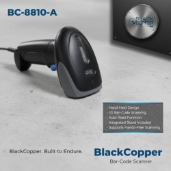 BlackCopper BC8810-A 1D Handheld Barcode Scanner with Auto-Sense Stand