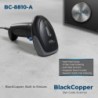 BlackCopper BC8810-A 1D Handheld Barcode Scanner with Auto-Sense Stand