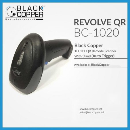 BlackCopper BC1020 1D / 2D / QR Handheld USB Barcode Scanner