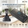 BlackCopper BCF6 1D / 2D / QR Wireless Barcode Scanner with Charging Cradle