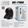 BlackCopper BC7160 1D Omnidirectional Desktop Laser Barcode Scanner