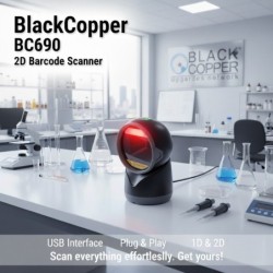 BlackCopper BC690 1D / 2D / QR Desktop Barcode Scanner