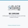 BlackCopper BC-DR3395 2D Bluetooth & 2.4G Barcode Scanner with Data Collector & Screen