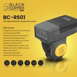 BlackCopper BC-RS01 Wearable Ring 1D Bluetooth Barcode Scanner