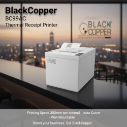 BlackCopper BC99AC-USB 80mm Thermal Receipt Printer v2, USB, Auto Cutter