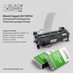 BlackCopper BCTRPHU Universal 80mm Thermal Receipt Printer Printhead
