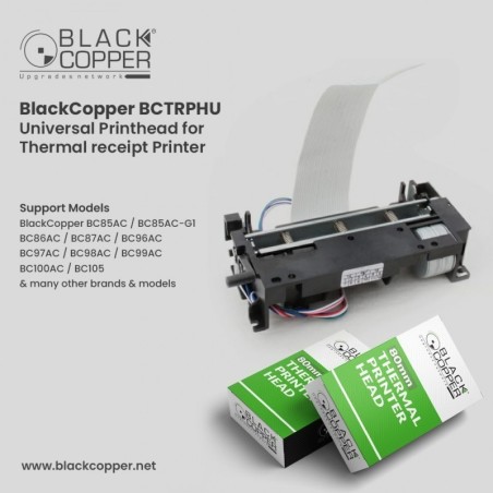BlackCopper BCTRPHU Universal 80mm Thermal Receipt Printer Printhead