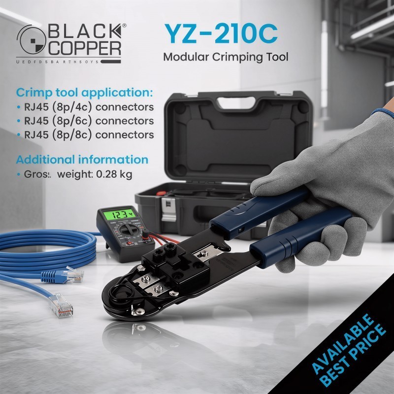 BlackCopper YZ-210 Network Cable Crimping Tool