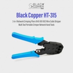 BlackCopper HT-315 3-in-1 Network Crimping Tool for RJ45 / RJ11 / RJ12