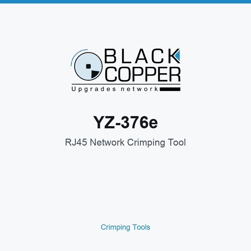 BlackCopper YZ-376e RJ45 Network Crimping Tool