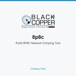 BlackCopper 8p8c RJ45 8P8C Network Crimping Tool