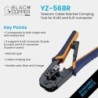BlackCopper YZ-568R Ratchet Crimping Tool for RJ45 / RJ11