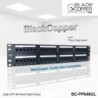BlackCopper BC-PP648UL Cat6 UTP 48-Port Patch Panel, 19" 2U