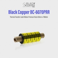 BlackCopper BC-6070PRR Resin Thermal Transfer Ribbon 60mm x 70m
