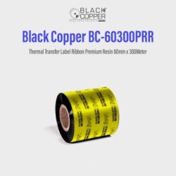 BlackCopper BC-60300PRR Resin Thermal Transfer Ribbon 60mm x 300m