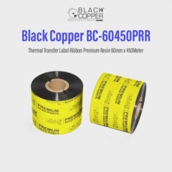 BlackCopper BC-60450PRR Resin Thermal Transfer Ribbon 60mm x 450m