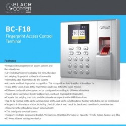 BlackCopper BC-F18 Fingerprint Attendance & Access Control Terminal