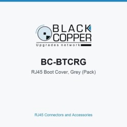 BlackCopper BC-BTCRG RJ45 Boot Cover, Grey (Pack)