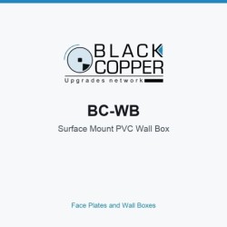BlackCopper BC-WB Surface Mount PVC Wall Box