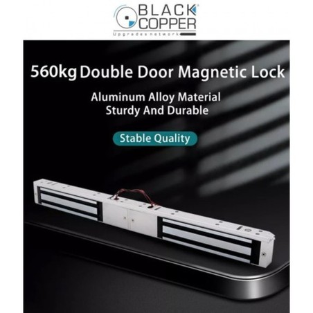 BlackCopper BC-ML-D-560KG Double Door Magnetic Lock, 560kg