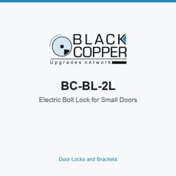 BlackCopper BC-BL-2L Electric Bolt Lock for Small Doors