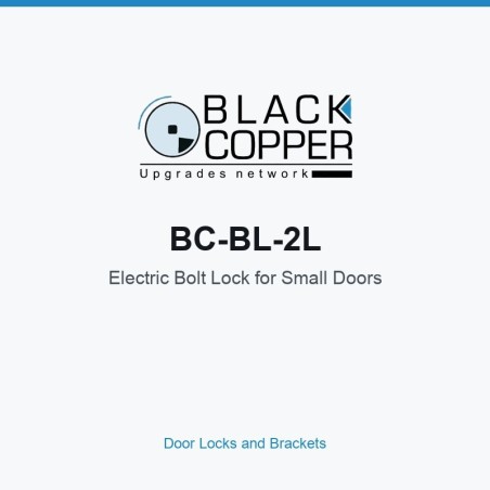 BlackCopper BC-BL-2L Electric Bolt Lock for Small Doors