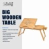 BlackCopper Wood-Laptop-Table-Big Large Wood Laptop Table with Cooling Fan