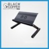 BlackCopper ZigZag Adjustable Folding Laptop Stand with Cooling Fans