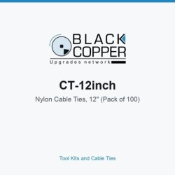 BlackCopper CT-12inch Nylon Cable Ties, 12" (Pack of 100)
