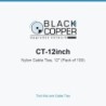 BlackCopper CT-12inch Nylon Cable Ties, 12" (Pack of 100)