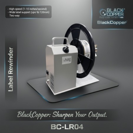 BlackCopper BCLR-04 Automatic Label Rewinder, Adjustable Speed