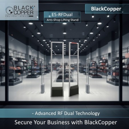 BlackCopper E5-RFDual RF 8.2MHz EAS Anti-Theft Security Gate (Pair)