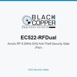 BlackCopper EC522-RFDual Acrylic RF 8.2MHz EAS Anti-Theft Security Gate (Pair)