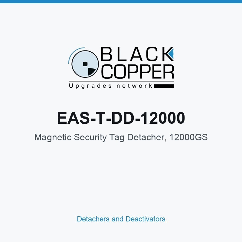 BlackCopper EAS-T-DD-12000 Magnetic Security Tag Detacher, 12000GS