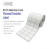 BlackCopper BC-TTL-28x19-3up-3-Inch Thermal Transfer Barcode Label Roll 28 x 19mm, 3-Up, 15,000 Labels, 3" Core