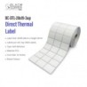 BlackCopper BC-DTL-28x19-3up Direct Thermal Barcode Label Roll 28 x 19mm, 3-Up, 3,000 Labels, 1.5" Core