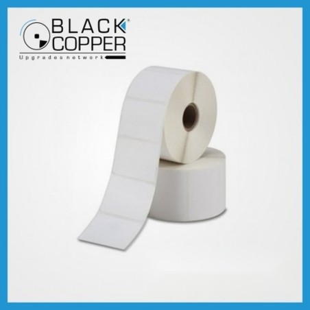 BlackCopper BC-TTL-38x28-1up Thermal Transfer Barcode Label Roll 38 x 28mm, 1-Up, 1,000 Labels, 1.5" Core