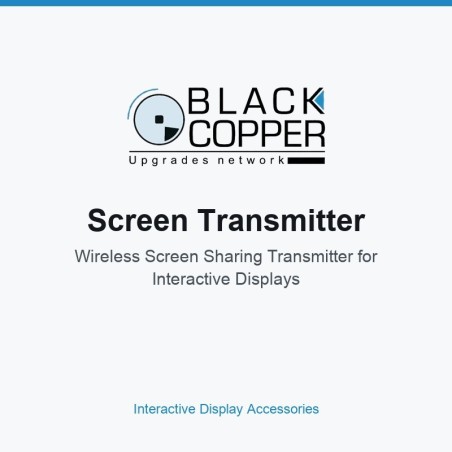 BlackCopper Screen Transmitter Wireless Screen Sharing Transmitter for Interactive Displays