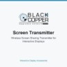 BlackCopper Screen Transmitter Wireless Screen Sharing Transmitter for Interactive Displays