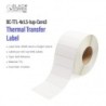 BlackCopper BC-TTL-4x1.5-1up-Core3 Thermal Transfer Barcode Label Roll 4" x 1.5", 1-Up, 1,000 Labels, 3" Core