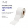 BlackCopper BC-TTL-4x4-1up-Core3 Thermal Transfer Barcode Label Roll 4" x 4", 1-Up, 1,000 Labels, 3" Core